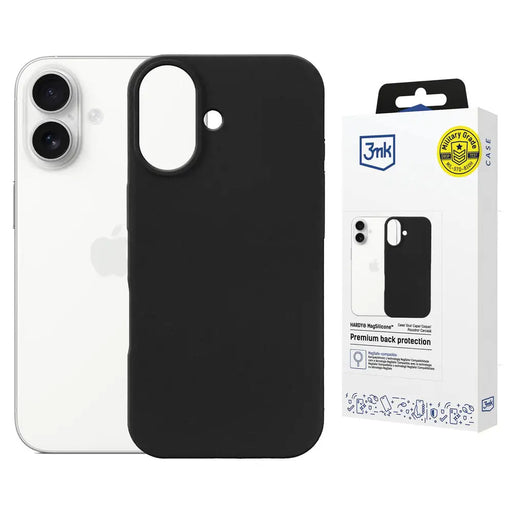 3mk Hardy MagSilicone Case for Apple iPhone 17 - Black - *Kategoria tymczasowa<<<HurtelXML