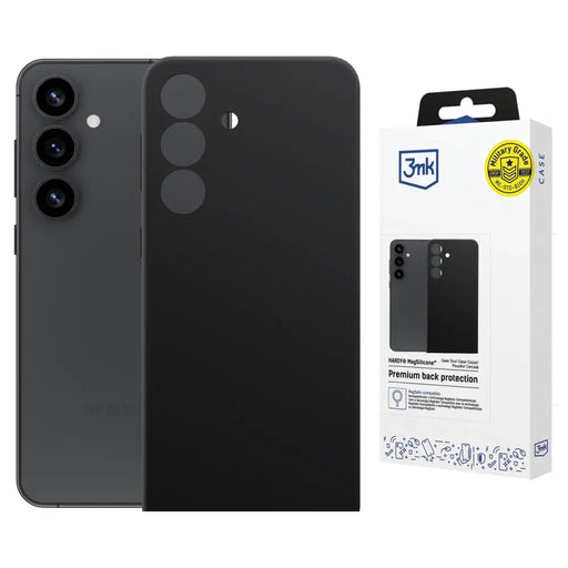 3mk Hardy MagSilicone Case for Samsung Galaxy S24 - Black - Cell phone cases and covers<<<HurtelXML