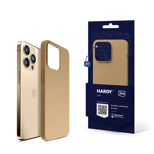 3mk Hardy Silicone MagCase for iPhone 13 Pro Max - Gold - Cell phone cases and covers<<<HurtelXML