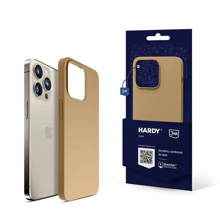 3mk Hardy Silicone MagCase for iPhone 15 Pro - Gold - Cell phone cases and covers<<<HurtelXML