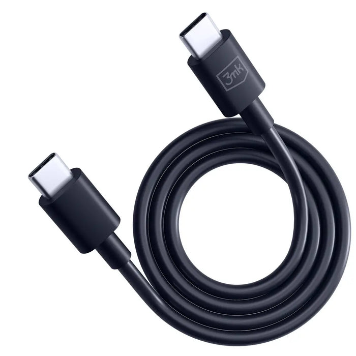 3mk Hyper Cable USB-C / USB-C 100W 1.2m - Black - *Kategoria tymczasowa<<<HurtelXML