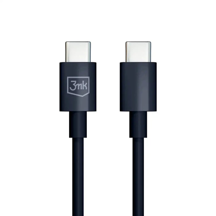 3mk Hyper Cable USB-C / USB-C 100W 1.2m - Black - *Kategoria tymczasowa<<<HurtelXML
