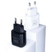3mk Hyper Charger 20W USB-C USB-A wall charger - black - Cell phone USB charger<<<HurtelXML