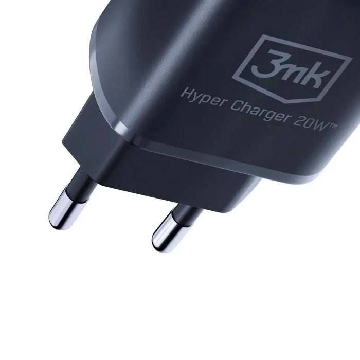 3mk Hyper Charger 20W USB-C USB-A wall charger - black - Cell phone USB charger<<<HurtelXML