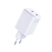 3mk Hyper Charger PD 45W QC4+ PPS 2C Super-Fast Charge 2.0 Wall Charger - White - *Kategoria tymczasowa<<<HurtelXML