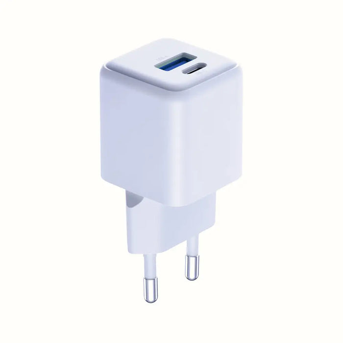 3mk Hyper GaN Charger 20W QC4+ PD PPS USB-C USB-A Wall Charger - White - *Kategoria tymczasowa<<<HurtelXML