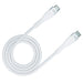 3MK HyperSilicone Cable USB-C / USB-C white cable 1m 60W 3A - Cell phone tempered glass<<<HurtelXML