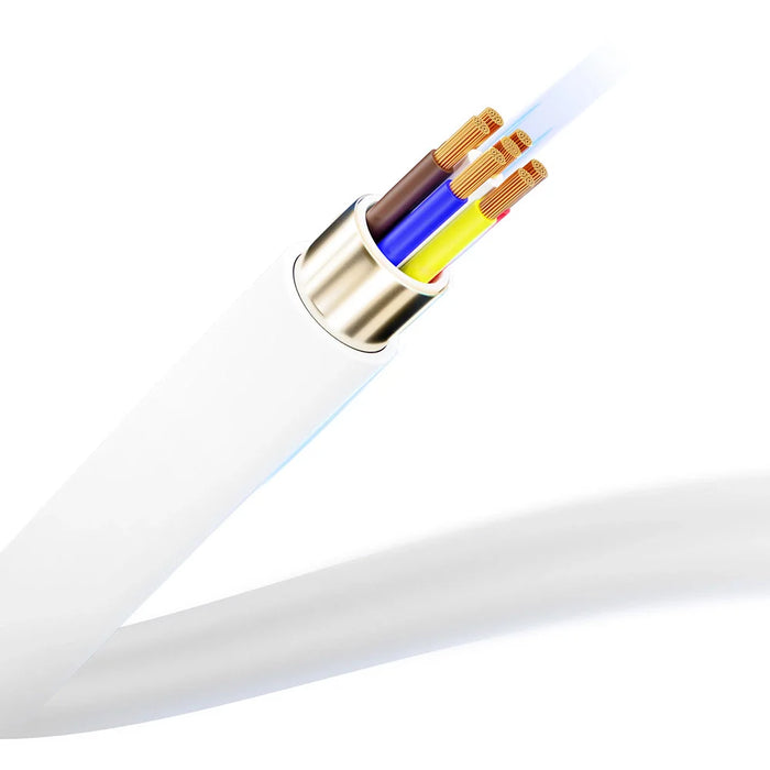3MK HyperSilicone MFI USB-C / Lightning cable white 1m 20W 3A - Cell phone tempered glass<<<HurtelXML