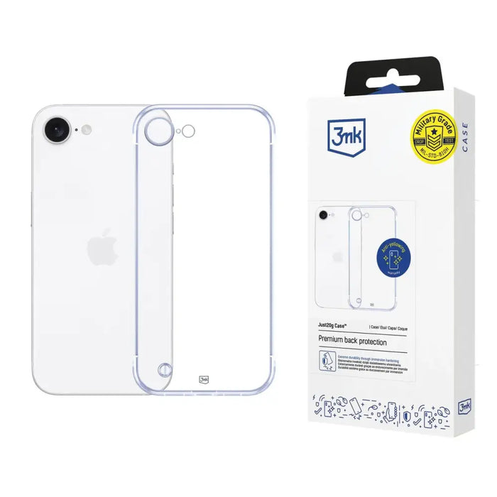 3mk Just20g Clear Case for Apple iPhone 16E - transparent - Cell phone cases and covers<<<HurtelXML