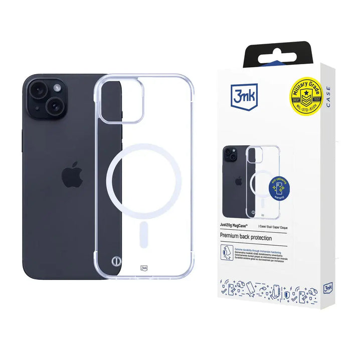 3mk Just20g MagCase for iPhone 15 Plus - transparent - *Kategoria tymczasowa<<<HurtelXML