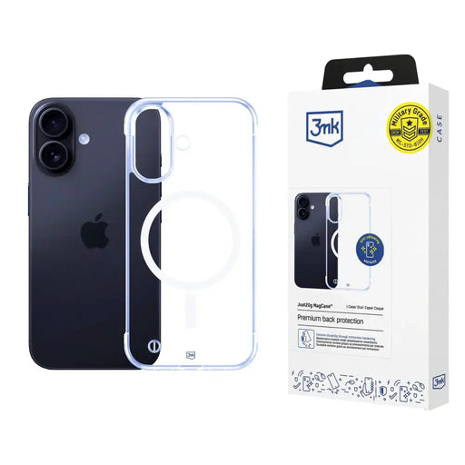 3mk Just20g MagCase for iPhone 16 - transparent - Cell phone cases and covers<<<HurtelXML