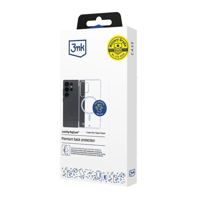 3mk Just20g MagCase for Samsung Galaxy S25 Ultra - Transparent - *Kategoria tymczasowa<<<HurtelXML
