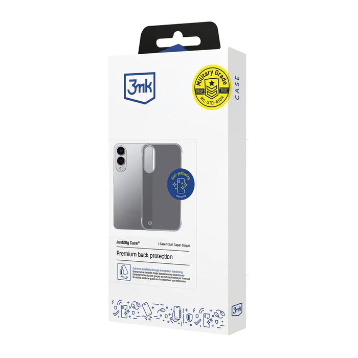 3mk Just20g Matt Case for Samsung Galaxy S25 Edge - Matte Black - *Kategoria tymczasowa<<<HurtelXML