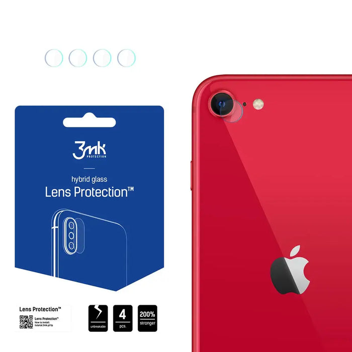 3mk Lens Protection™ hybrid camera glass for iPhone SE 2020 / SE 2022 - Cell phone tempered glass<<<HurtelXML