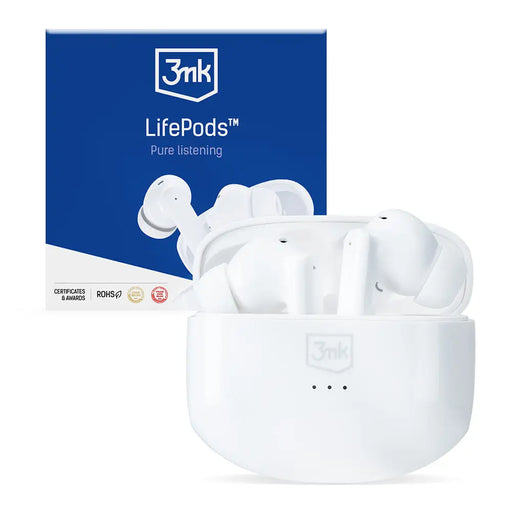 3mk LifePods in-ear wireless Bluetooth 5.3 ANC headphones - white - *Kategoria tymczasowa<<<HurtelXML