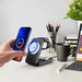 3mk MagRocket 3-in-1 15W Qi2 MPP MagSafe Wireless Charger - Black - *Kategoria tymczasowa<<<HurtelXML