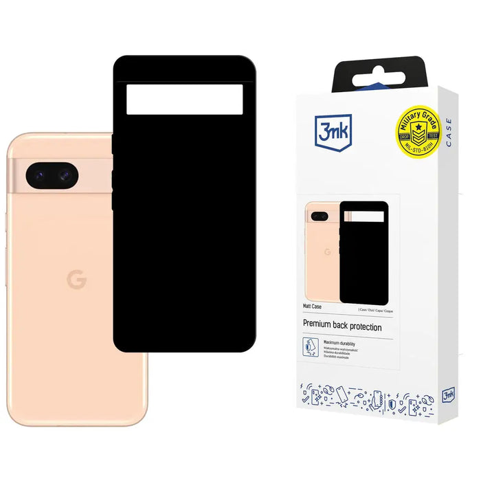 3mk Matt Case for Google Pixel 8A 5G - black - *Kategoria tymczasowa<<<HurtelXML