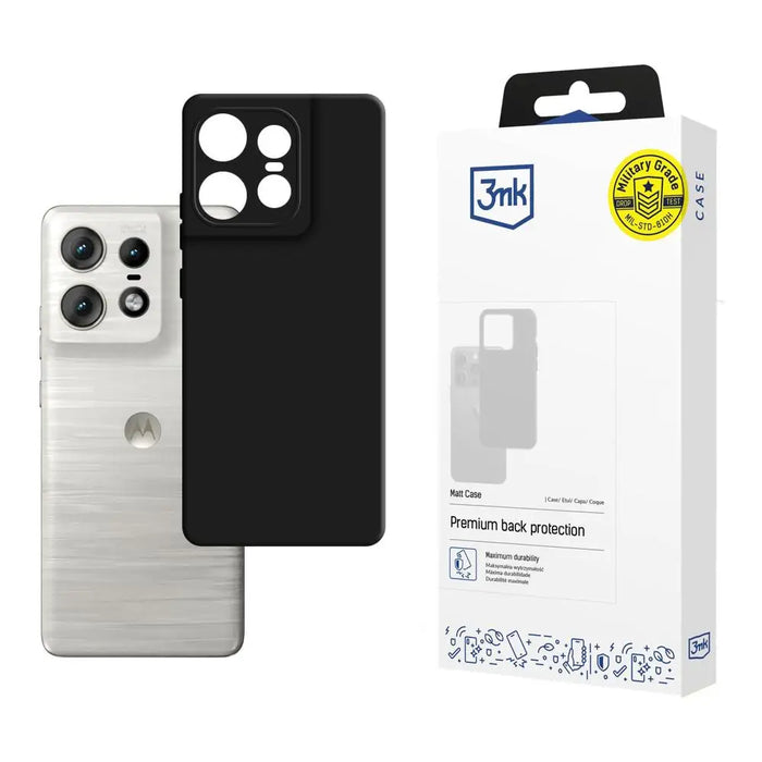 3mk Matt Case for Motorola Edge 50 Pro - Black - *Kategoria tymczasowa<<<HurtelXML