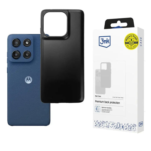 3mk Matt Case for Motorola Moto Edge 60 / 60 Fusion - Matte Black - *Kategoria tymczasowa<<<HurtelXML