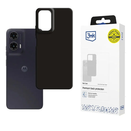 3mk Matt Case for Motorola Moto G35 5G - Black - *Kategoria tymczasowa<<<HurtelXML