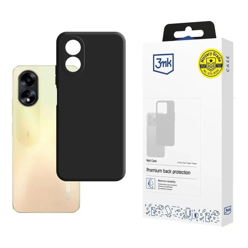 3mk Matt Case for Oppo A38 - black - Cell phone cases and covers<<<HurtelXML