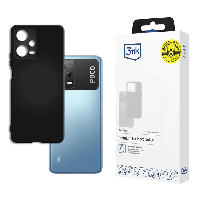 3mk Matt Case for Poco X5 5G - black - Cell phone cases and covers<<<HurtelXML
