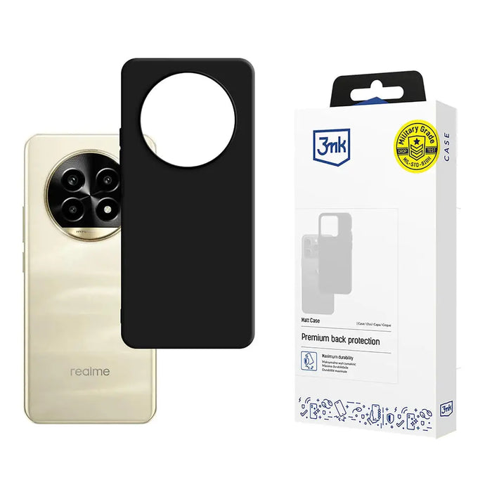 3mk Matt Case for Realme 13 Pro+ 5G / Realme 13 Pro 5G - Black - *Kategoria tymczasowa<<<HurtelXML