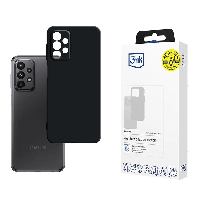 3mk Matt Case for Samsung Galaxy A23 / A23 5G - black - *Kategoria tymczasowa<<<HurtelXML