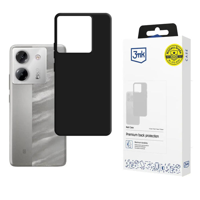 3mk Matt Case for Xiaomi Poco M7 Pro 5G - black - *Kategoria tymczasowa<<<HurtelXML