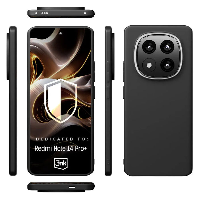 3mk Matt Case for Xiaomi Redmi Note 14 Pro+ - black - *Kategoria tymczasowa<<<HurtelXML