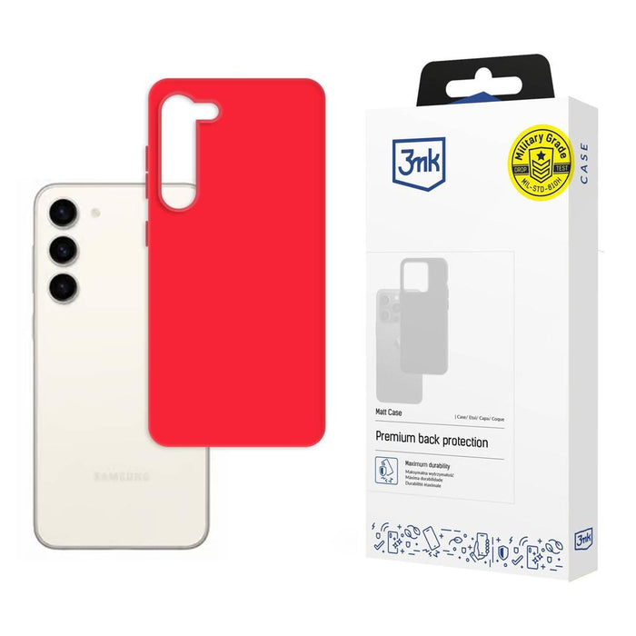 Samsung Galaxy S23 Plus - 3mk Matt Case strawberry