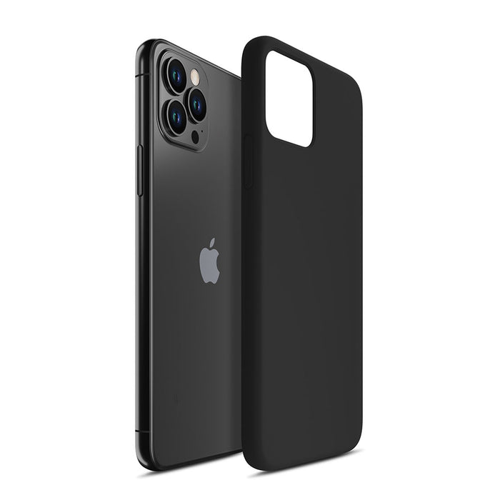3mk Silicone Case for iPhone 11 Pro Max - black