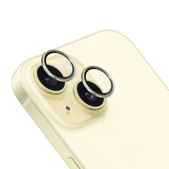 Apple iPhone 15 - 3mk Lens Protection Pro Yellow