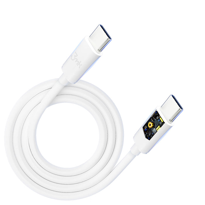 3mk Hyper Cable USB-C / USB-C 100W 2m - white