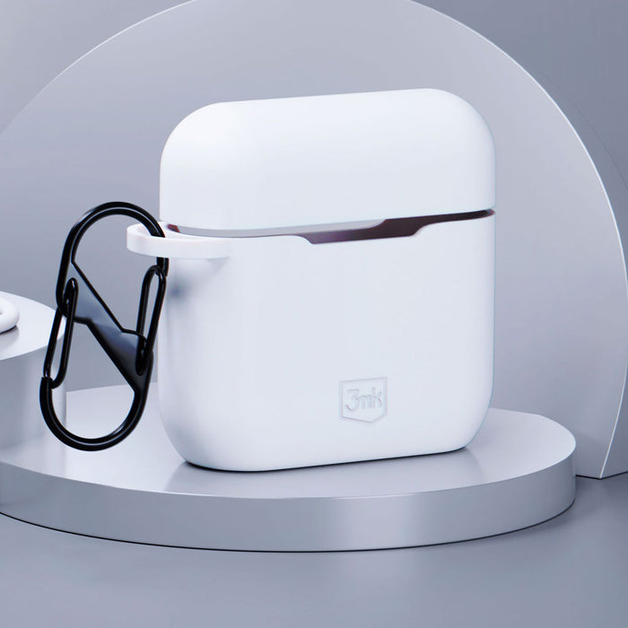 3mk Silicon AirPods Case for AirPods 3 - white