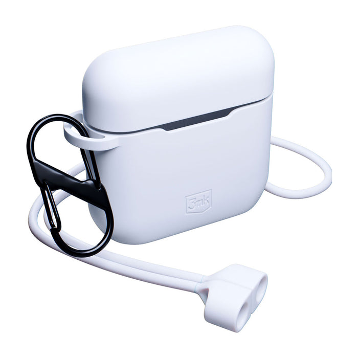 3mk Silicon AirPods Case for AirPods 3 - white