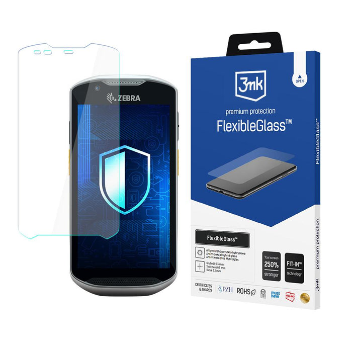 Hybrid glass 3mk FlexibleGlass™ on Zebra TC57