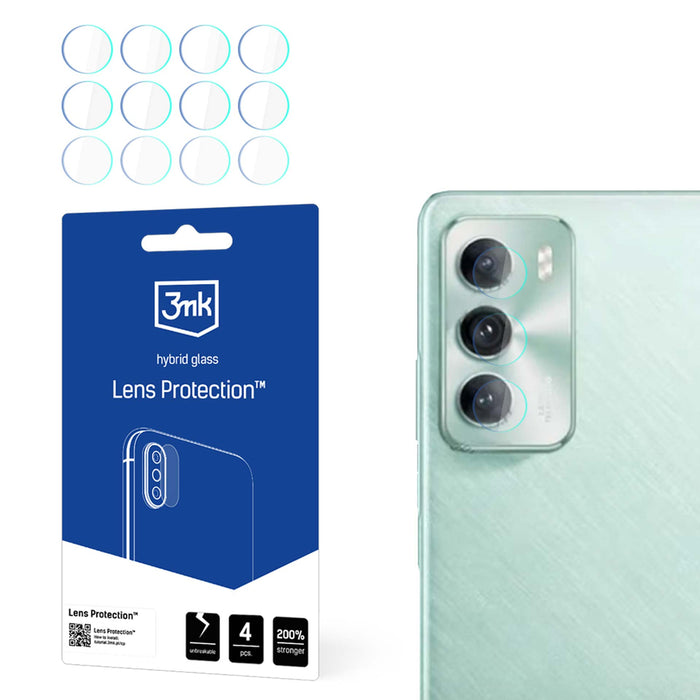 3mk Lens Protection™ Hybrid Camera Lens Glass for Oppo Reno 12 Pro