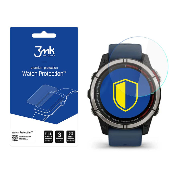 3mk Watch Protection FlexibleGlass Hybrid Glass for Garmin Quatix 7