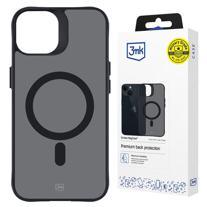 3mk Smoke MagCase with MagSafe for iPhone 13 / 14 - semi-transparent