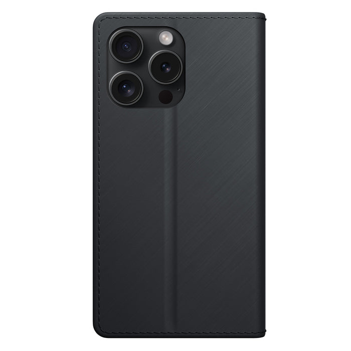 3mk Wallet Case for iPhone 15 Pro Max - Black