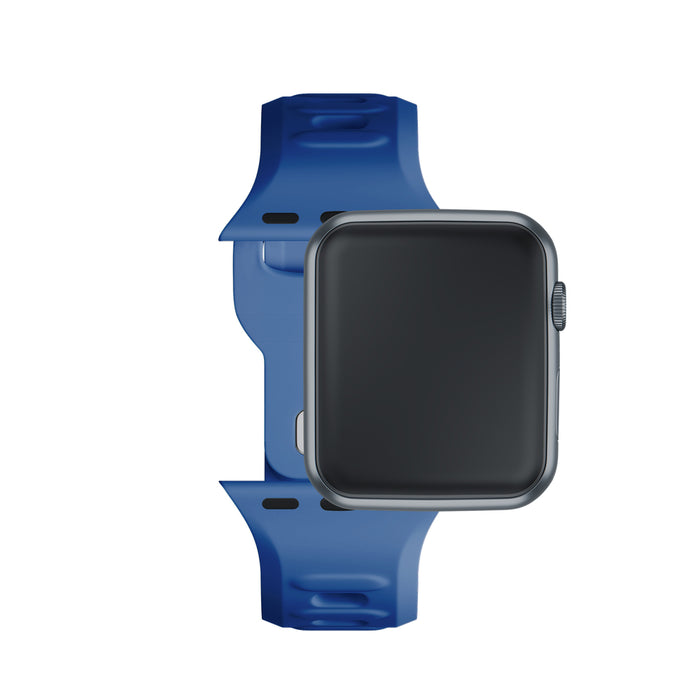 3mk Silicone Watch Strap for Apple Watch 38 / 40 / 41 mm - blue