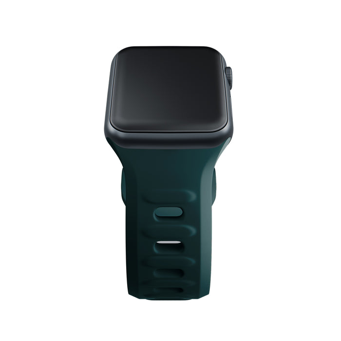 3mk Silicone Watch Strap for Apple Watch 38 / 40 / 41 mm - green