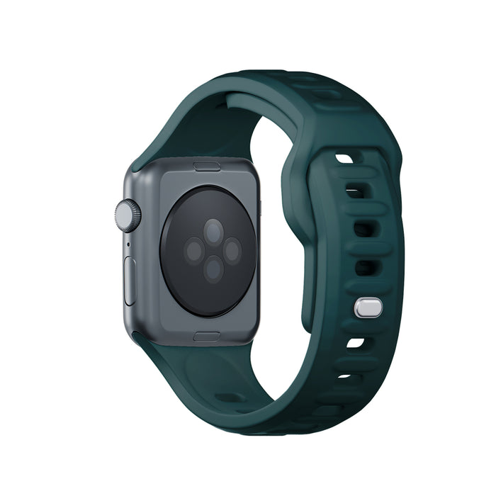 3mk Silicone Watch Strap for Apple Watch 38 / 40 / 41 mm - green