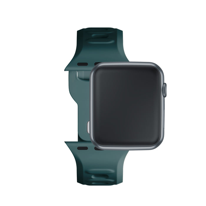 3mk Silicone Watch Strap for Apple Watch 38 / 40 / 41 mm - green