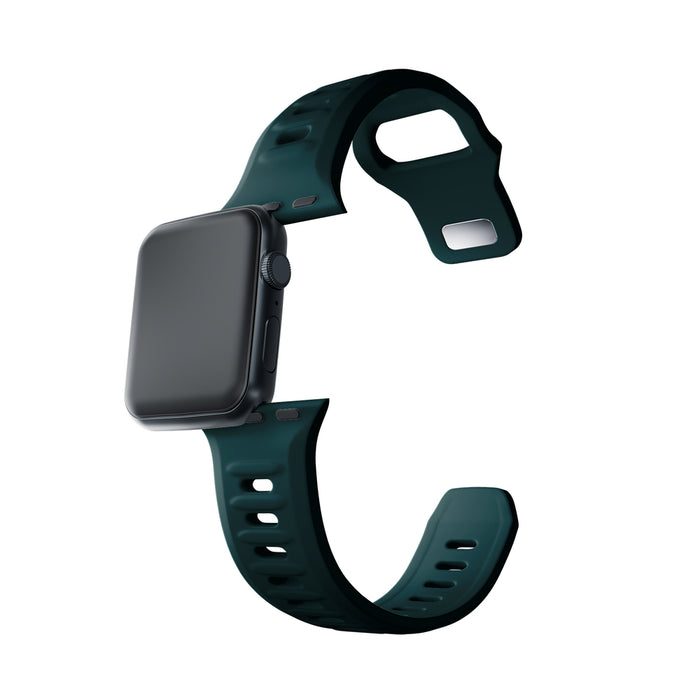 3mk Silicone Watch Strap for Apple Watch 38 / 40 / 41 mm - green