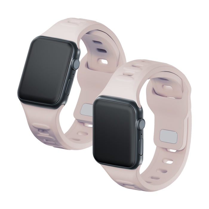 3mk Silicone Watch Strap for Apple Watch 38 / 40 / 41 mm - beige