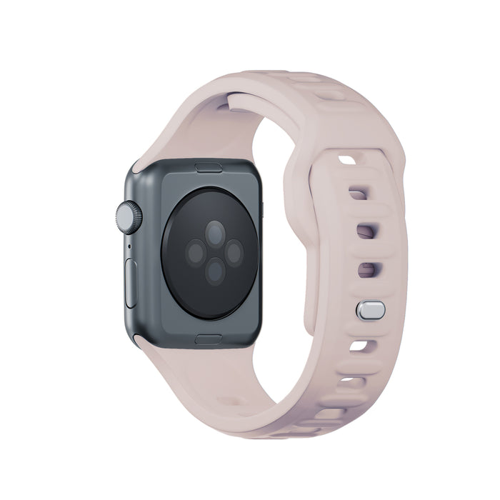 3mk Silicone Watch Strap for Apple Watch 38 / 40 / 41 mm - beige