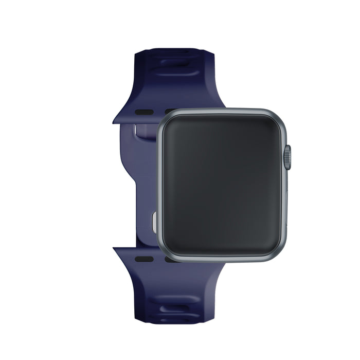 3mk Silicone Watch Strap for Apple Watch 38 / 40 / 41 mm - blue