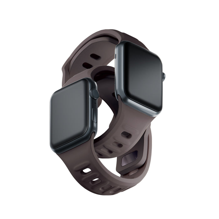 3mk Silicone Watch Strap for Apple Watch 38/40/41 mm - Dark Gray